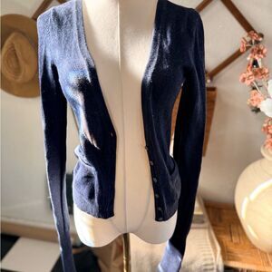 Abercrombie & Fitch Dark Blue Cardigan